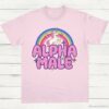 Alpha Male Funny Unicorn Shirt Light Pink S 1 1