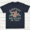 Bigfoot Believes In You Shirt Navy S 1 1