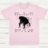 Born To Shit Forced To Wipe Cat Shirt Light Pink S 1 1