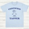 Certified Yapper Vintage T Shirt Light Blue S 1 1