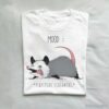 Mood Perpetual Screaming Possum T Shirt White S 1