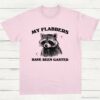 My Flabbers Have Been Gasted Raccoon Meme Shirt Light Pink S 1